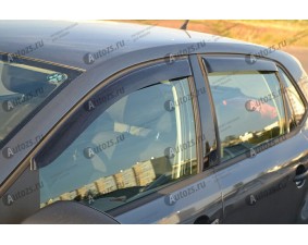 Дефлекторы боковых окон Volkswagen Polo V Рестайлинг Хэтчбек 5 дв. (2014+)